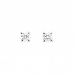 White Gold Diamond Earrings